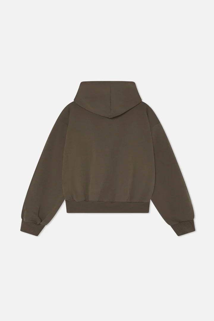 Image of Scuffers Brown Flock Hoodie